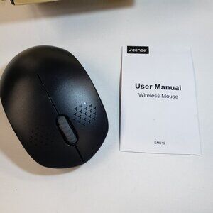 Seenda Wireless Mouse 2.4G Noiseless Mouse with USB Receiver. Black. for pc, mac